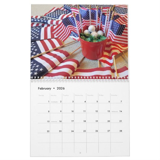 Americana Kalender Tarwe Multomap (Feb 2026)