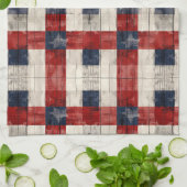 Americana Keukenhanddoek met Lattenstructuur (Gevouwen)