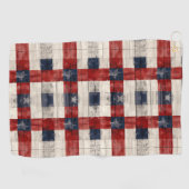 Americana Lattice Golf Handdoek (Horizontaal)
