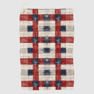Americana Lattice Golf Handdoek