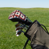 Americana Lattice Golf Hoofdhoes Golfheadcover (Insitu)