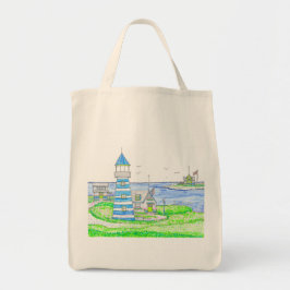 Americana Lighthouse Medium Canvas tas