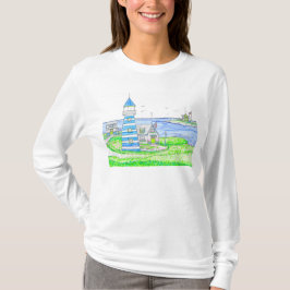 Americana Lighthouse Tshirt met lange mouwen