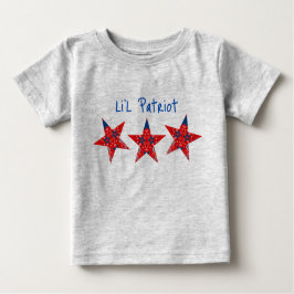 Americana Li'l Patriot Bandana Stars Baby T-shirt