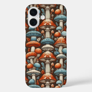 Americana Mushrooms iPhone 16 Hoesje