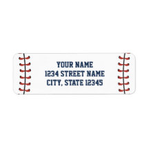 Americana Navy & Rode Baseball Verjaardag/Baby Sho