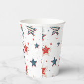 Americana Onafhankelijkheidsdag 4 juli Papieren Bekers (Rechts)