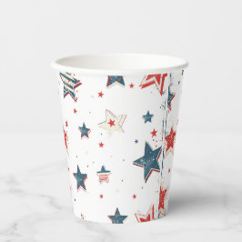 Americana Onafhankelijkheidsdag 4 juli Papieren Bekers