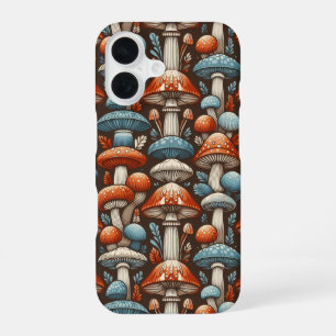 Americana Paddenstoelen iPhone 16 Hoesje