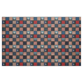 Americana Patchwork Afbeelding Fabric Stof (Fat Quarter)