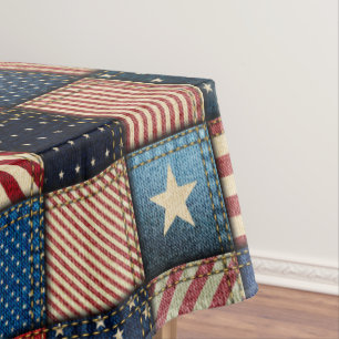 Americana Patchwork Afbeelding Tafelkleed