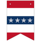 Americana Patriotic Stars & Stripes Celebration  Vlaggetjes (Tweede vlag)