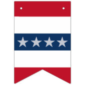 Americana Patriotic Stars & Stripes Celebration  Vlaggetjes (Eerste vlag)