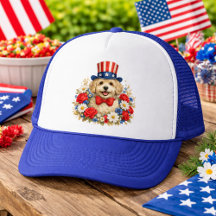 Americana Puppy Illustratie