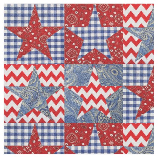 Americana Quilt Stof (Close Up)