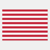 Americana Red And White Stripes Inpakpapier Vel (Voorkant)
