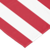 Americana Red And White Stripes Patriotic Tafelkleed (Gekanteld)