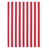 Americana Red And White Stripes Patriotic Tafelkleed (Voorkant)