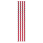 Americana Red White Blue Stars And Stripes Korte Tafelloper (Voorkant)