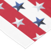 Americana Red White Blue Stars And Stripes Tafelkleed (Gekanteld)