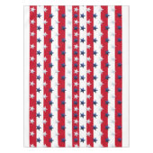 Americana Red White Blue Stars And Stripes Tafelkleed (Voorkant)
