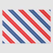 Americana Red White Blue Stars & Stripes Tissuepapier (Voorkant)