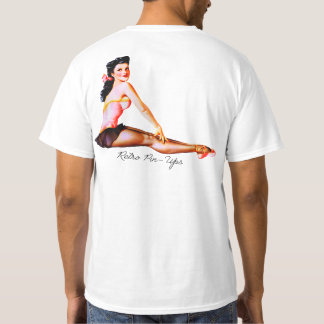 Americana Retro 1950s Pin Up Girl Ballerina T-shirt