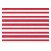 Americana Rood En Wit Strepen Patriottisch Tafelkleed (Voorkant (Horizontaal))