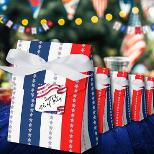 Americana Rood Wit Blauw Sterren & Strepen Bedankdoosjes