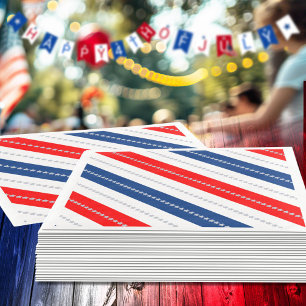 Americana Rood Wit Blauw Sterren & Strepen Servet