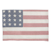 americana rood wit en blauw  vlag kussensloop (Voorkant)