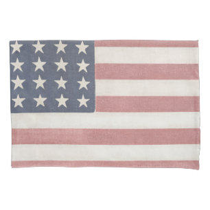 americana rood wit en blauw vlag kussensloop