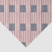 americana rood wit en blauw  vlag tissuepapier (Detail)