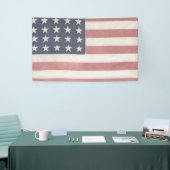 Americana rustieke Amerikaanse vlag Spandoek (Beurs)
