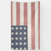 Americana rustieke Amerikaanse vlag Spandoek (Verticaal)