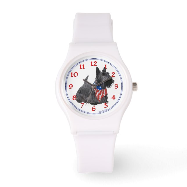 Americana Scotty Dog Horloge (Voorkant)