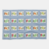 Americana Seed Packet Folk Art Theedoek (Horizontaal)