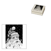 AMERICANA ST. NICHOLAS, SANTA FACE RUBBER STEMPEL (Gestempeld)