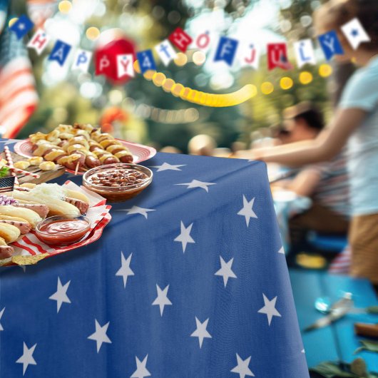 Americana Star Spangled Old Glory Navy Blauw Tafelkleed