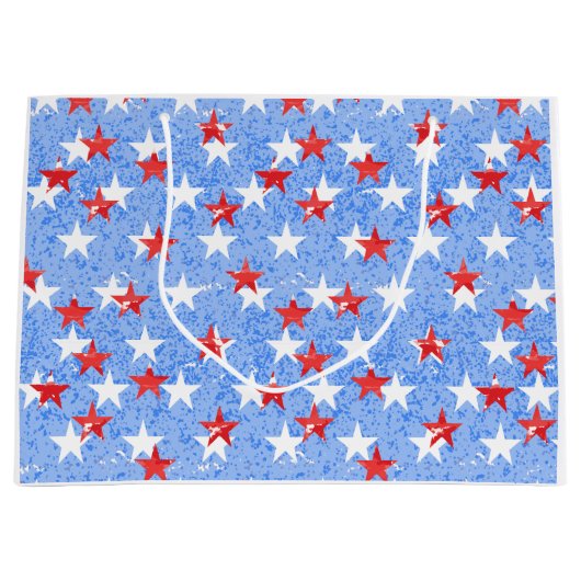 Americana Stars Gift Bag Groot Cadeauzakje (Voorkant)