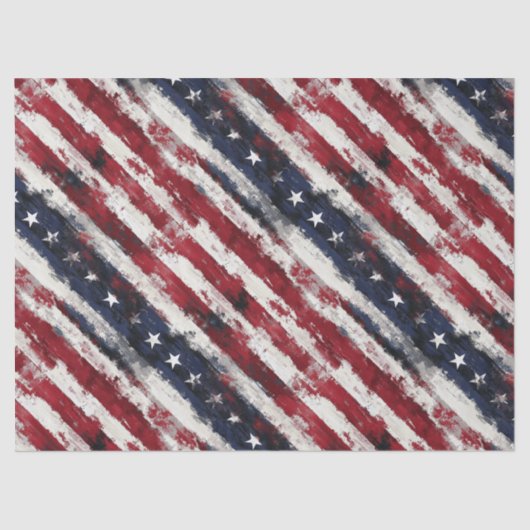 Americana Stars & Stripes – 10 lb, 17 "x23" T Tissuepapier (Voorkant)