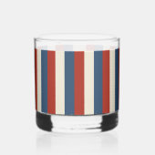 Americana Strepen – Patriottisch Rocks Glas (Links)