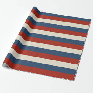 Americana Stripes - Patriottisch inpakpapier