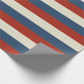 Americana Stripes - Patriottisch inpakpapier (Hoek)
