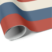 Americana Stripes - Patriottisch inpakpapier (Rol Hoek)