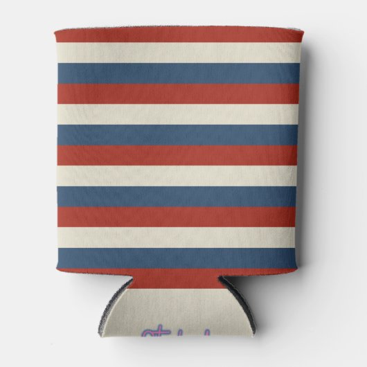 Americana Stripes - Patriottisch Water Cooler (Voorkant)
