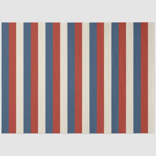 Americana Stripes - Patriottisch weefselpapier Tissuepapier (Voorkant)