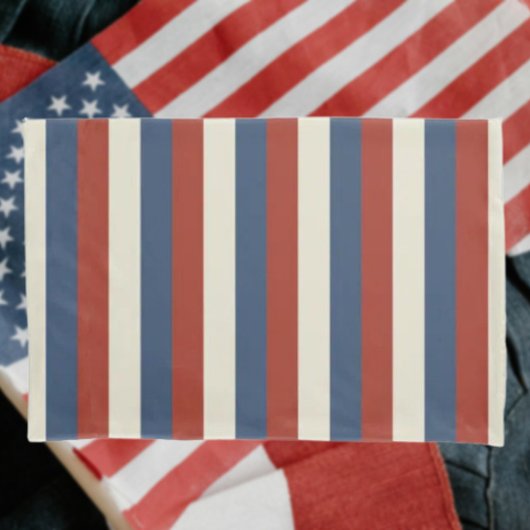 Americana Stripes - Patriottische Kussensloop