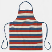 Americana Stripes – Schort voor patriottische chef (Voorkant)