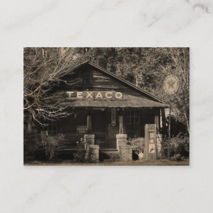 Americana Texaco Foto ATC Visitekaartje